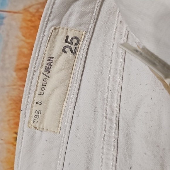 Rag & Bone Aged White Jeans Size 25 - Picture 3 of 6